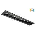 SG Lighting - Inspire R 300 spot rectangulaire noir 970lm (4000K) 2000-4000K Ra>90 TW LEDDIM
