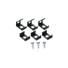 SG Lighting - Slimline noir supports de plafond + visserie