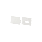 SG Lighting - Stripline blanc kit 2 embouts en polycarbonate pour profil saillie