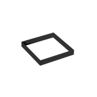 SG Lighting - Cadre saillie noir en aluminium pour Soft Square