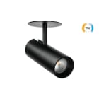 SG Lighting - Tube Mini R spot plafond TW noir 620lm (@4000K) 2000-4000K Tunable White LEDDim