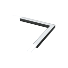 SG Lighting - StripLine profilé de surface d'angle noir