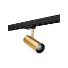 SG Lighting - Zip Tube Mini sport rail 3 allumages laiton 880lm 2700K Ra 98 coupure de phase