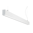 SG Lighting - Inspire Prism suspension blanc 4000lm 3000K Ra>80 dimmable interrupteur tirette