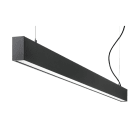 SG Lighting - Inspire 1500 Prism suspension noir 4470lm 4000K Ra>80 Dim 1x interrupteur