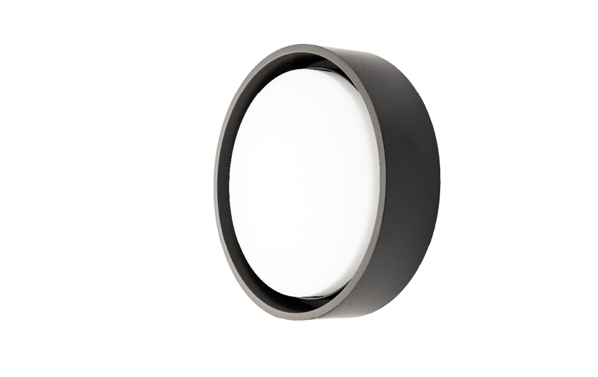 SG Lighting - Frame Round hublot graphite 670lm 3000K Ra>80 coupure de phase descendante