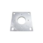 SG Lighting - Plaque de fixation 200x200mm en acier galva pour la fixation solide d'un mât