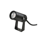 SG Lighting - Hovden Mini spot de jardin noir 550lm 3000K Ra>80 coupure de phase descendante