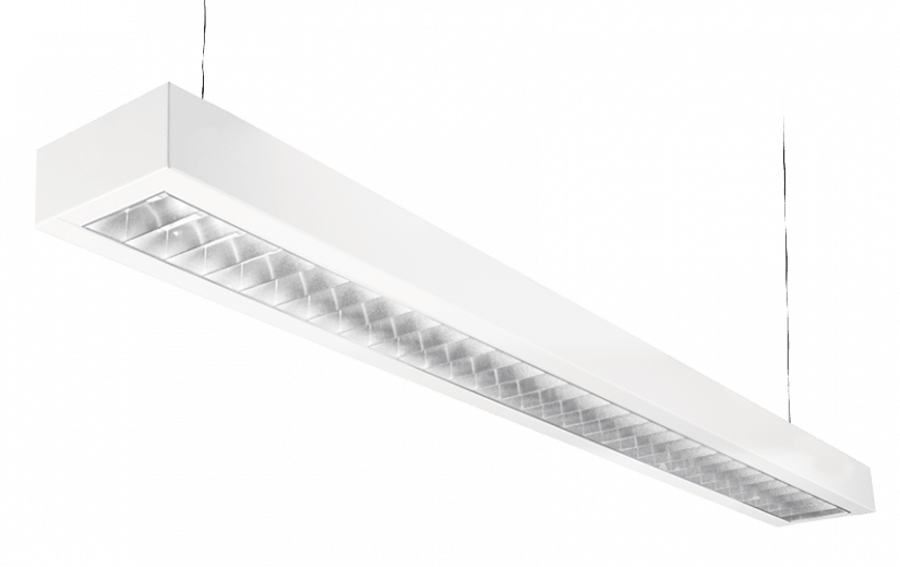 SG Lighting - Ecoline Office 1500 suspension blanc 4650lm 4000K Ra>80 non dimmable