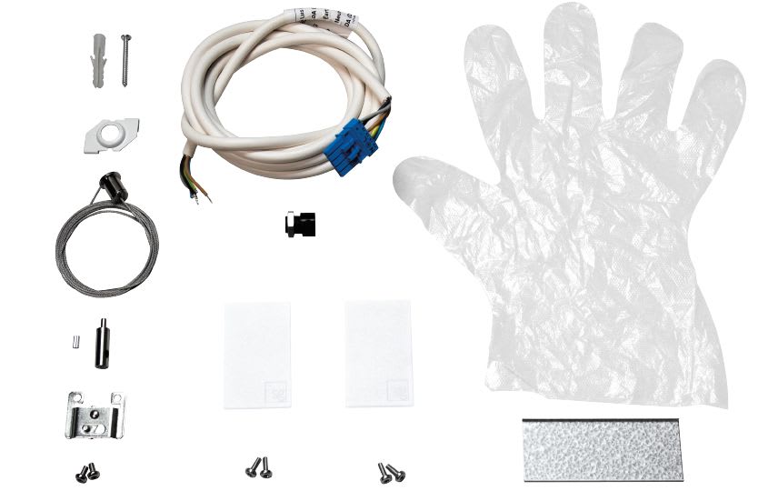 SG Lighting - Lineal Surface kit de démarrage DALI, câble 5 x 0,75mm² blanc