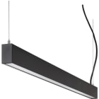 SG Lighting - Inspire 1500 Prism suspension avec détecteur PIR noir 4200lm 4000K Ra>80