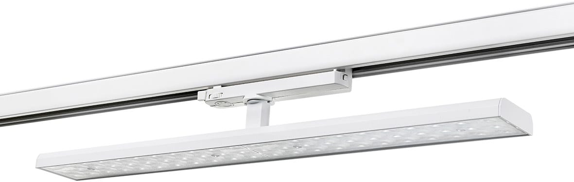 SG Lighting - Arena 600 3-T luminaire rail 3 allumages blanc 3690lm 3000K Ra>90 non dimmable