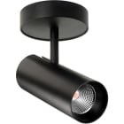 SG Lighting - Tube Mini S spot plafond noir 870lm 3000K Ra 98 coupure de phase descendante