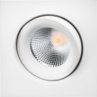 SG Lighting - Junistar Lux Square downlight blanc 590lm 3000K Ra 98 DALI-2