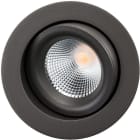 SG Lighting - Junistar Lux IsoSafe downlight graphite 580lm 2700K Ra 98 DALI-2