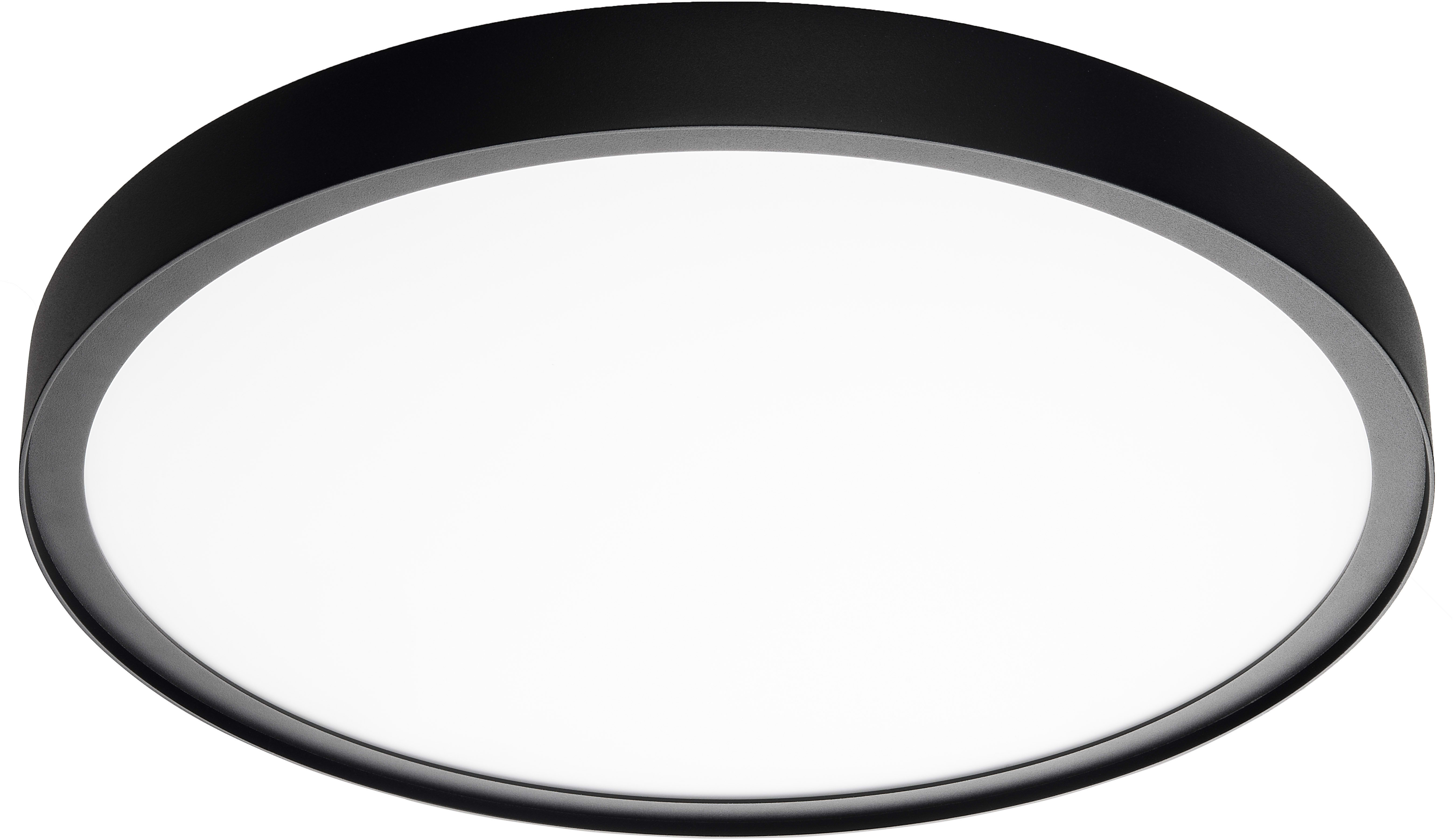 SG Lighting - Disc 480 luminaire en saille noir 3280lm 3000K Ra>80 DALI-2 / Push Dim
