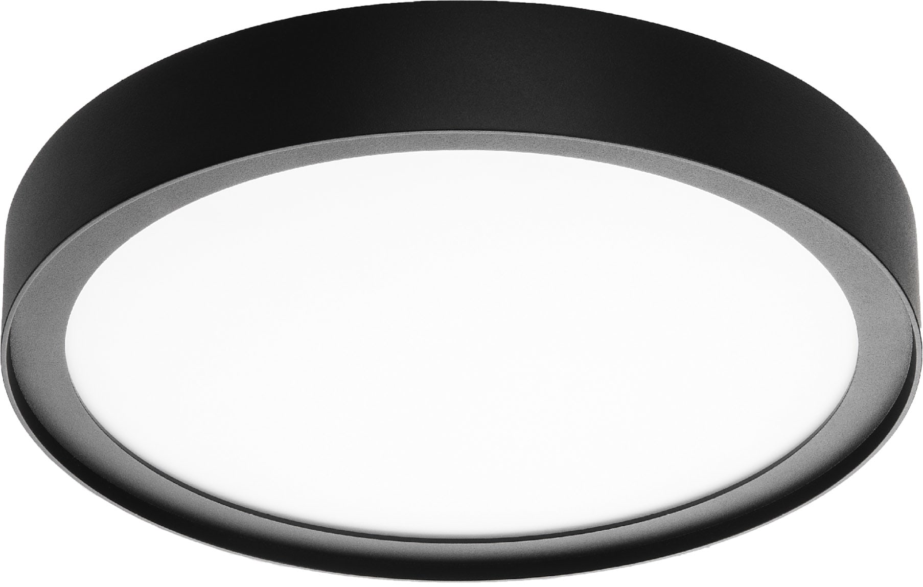 SG Lighting - Disc 290 luminaire en saillie noir 1850lm 3000K Ra>80 coupure de phase