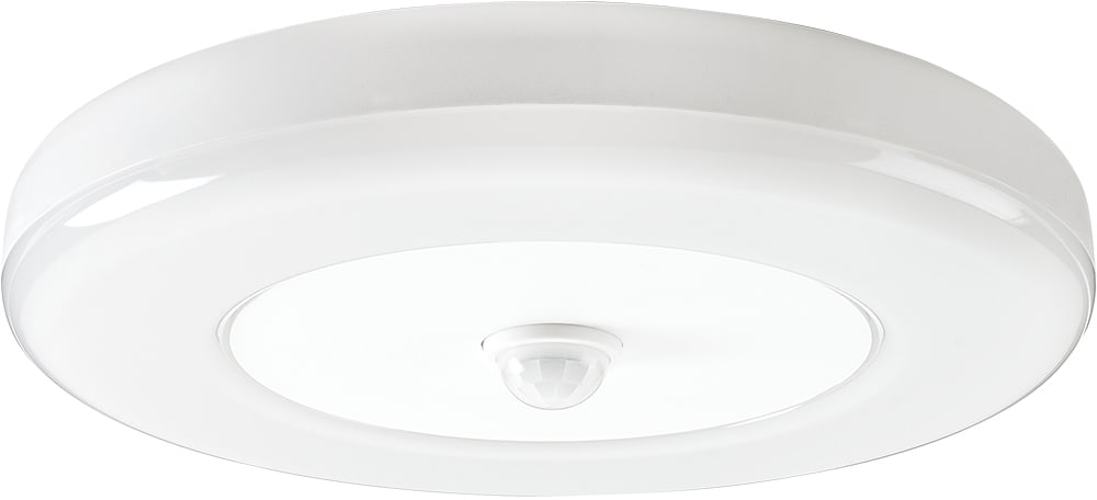 SG Lighting - Etne hublot intérieur blanc avec détecteur PIR 730lm 3000K Ra>80 non dimmable