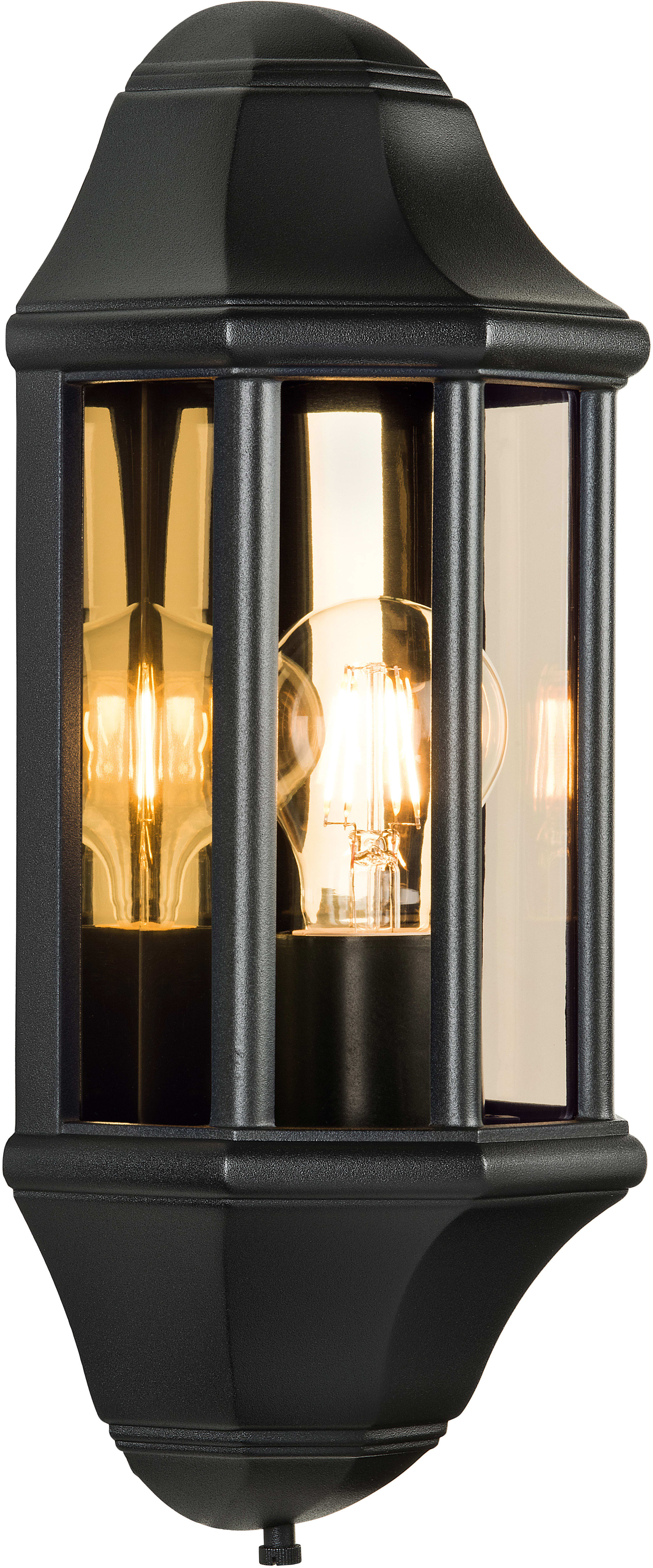 SG Lighting - Sorrento semi-applique noir LED 210lm 2700K Ra>80 coupure de phase descendante