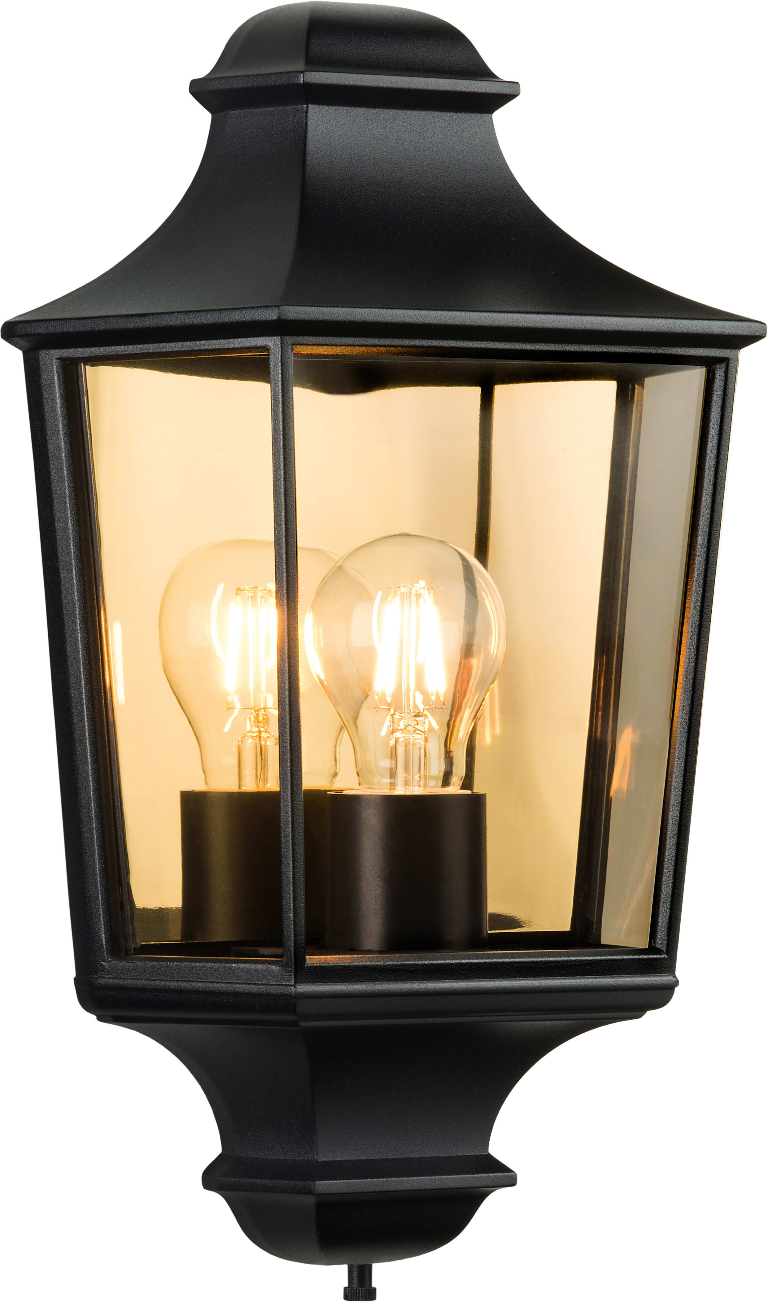 SG Lighting - Hamlet semi-applique murale noir 220lm 2700K Ra>80 coupure de phase descendante