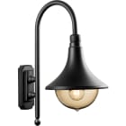 SG Lighting - Cornet applique murale col de cygne extérieur noir 220lm Ra>80 coupure de phase