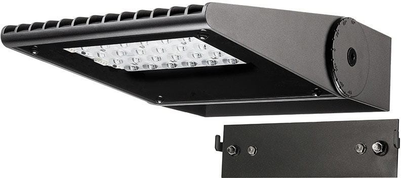 SG Lighting - Langfoss Mini projecteur extérieur graphite 5220lm 4000K Ra>70 non dimmable