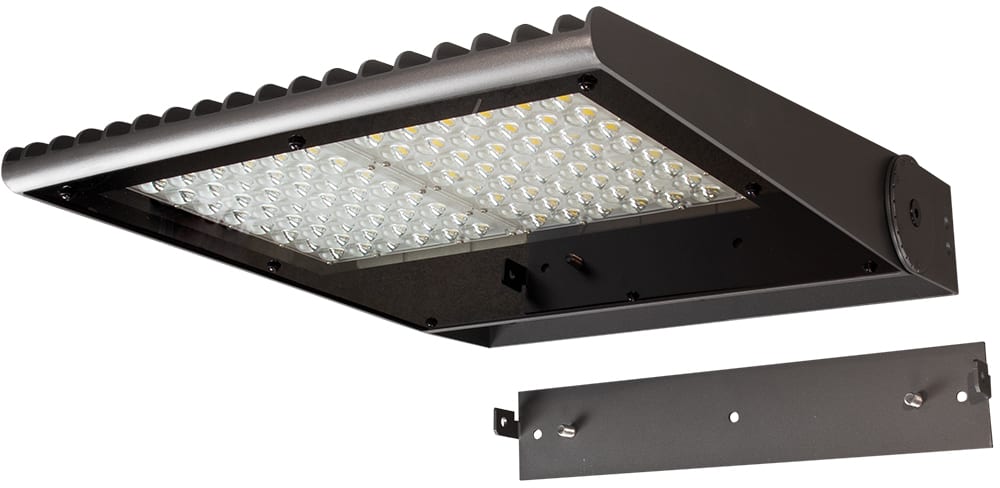 SG Lighting - Langfoss Maxi projecteur extérieur graphite 40350lm 4000K Ra>70 non dimmable