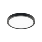SG Lighting - Farsund Slim 300 plafonnier noir 1710lm 3000K Ra>80 coupure de phase