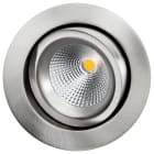 SG Lighting - Junistar Lux Isosafe downlight acier brosse 520lm 3000K Ra 98 coupure de phase