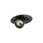 SG Lighting - Junistar Tube Round downlight noir 520lm 4000K Ra>90 coupure de phase