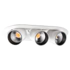 SG Lighting - Junistar Tube Round 3 x downlights blanc 1130lm 4000K Ra>90 coupure de phase