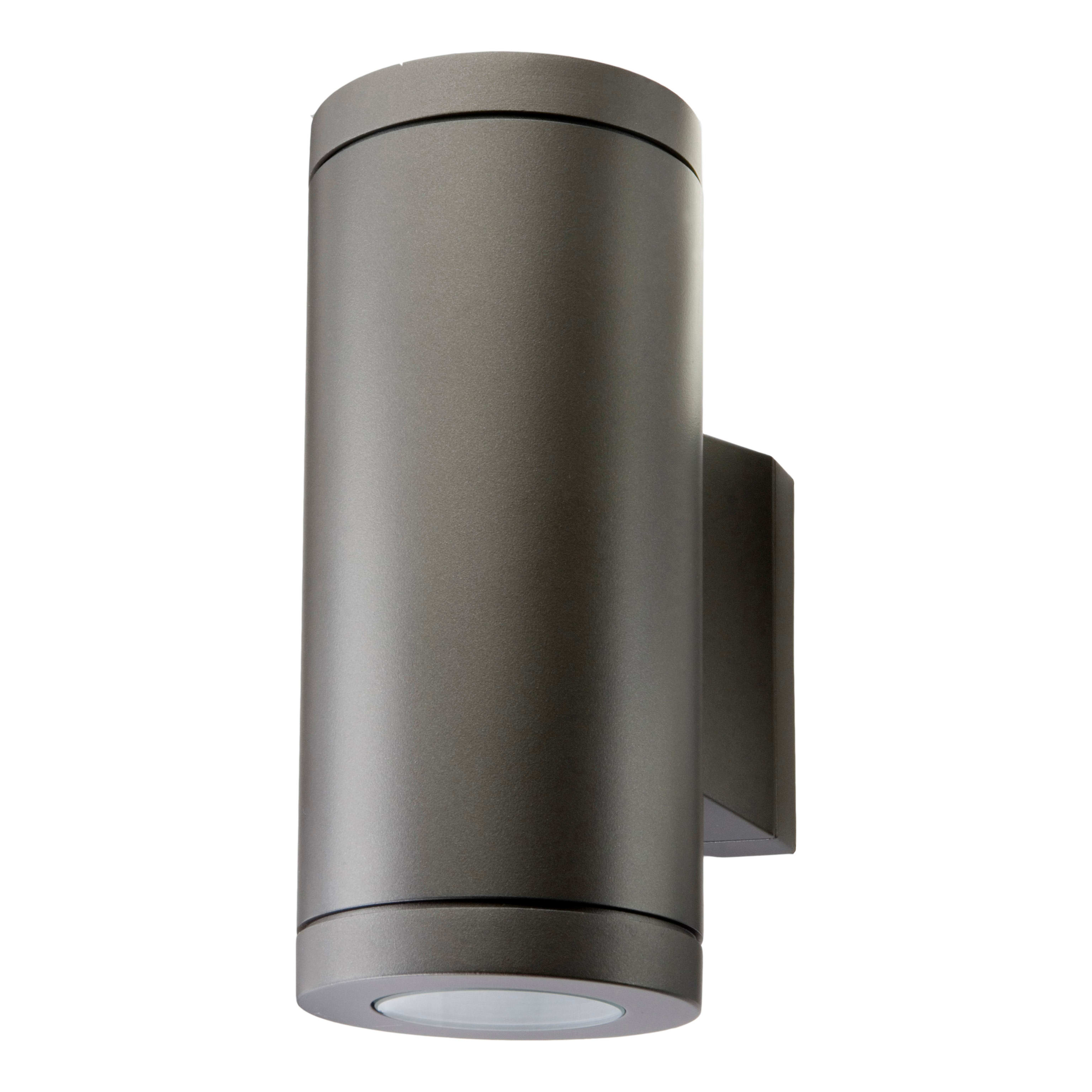 SG Lighting - Metro applique cylindrique graphite 2xGU10 classe II IP65