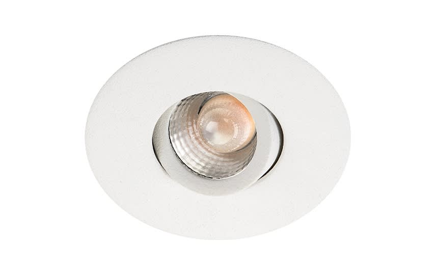 SG Lighting - Nano Tilt downlight blanc 270lm 4000K Ra>90 alimentation non fournie