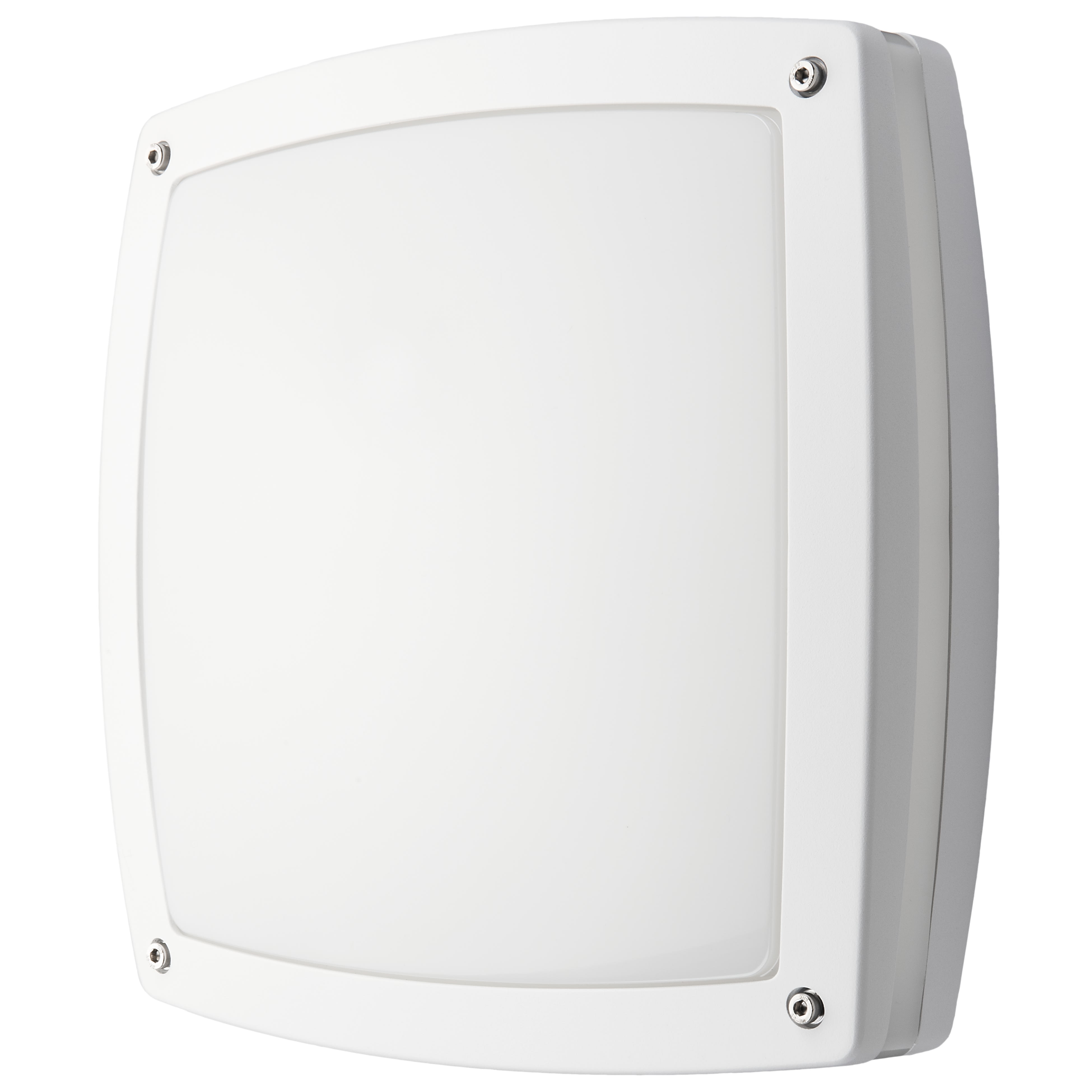 SG Lighting - Sidewalk 2000 hublot carré blanc 1300lm 3000K Ra>80 coupure de phase descendante