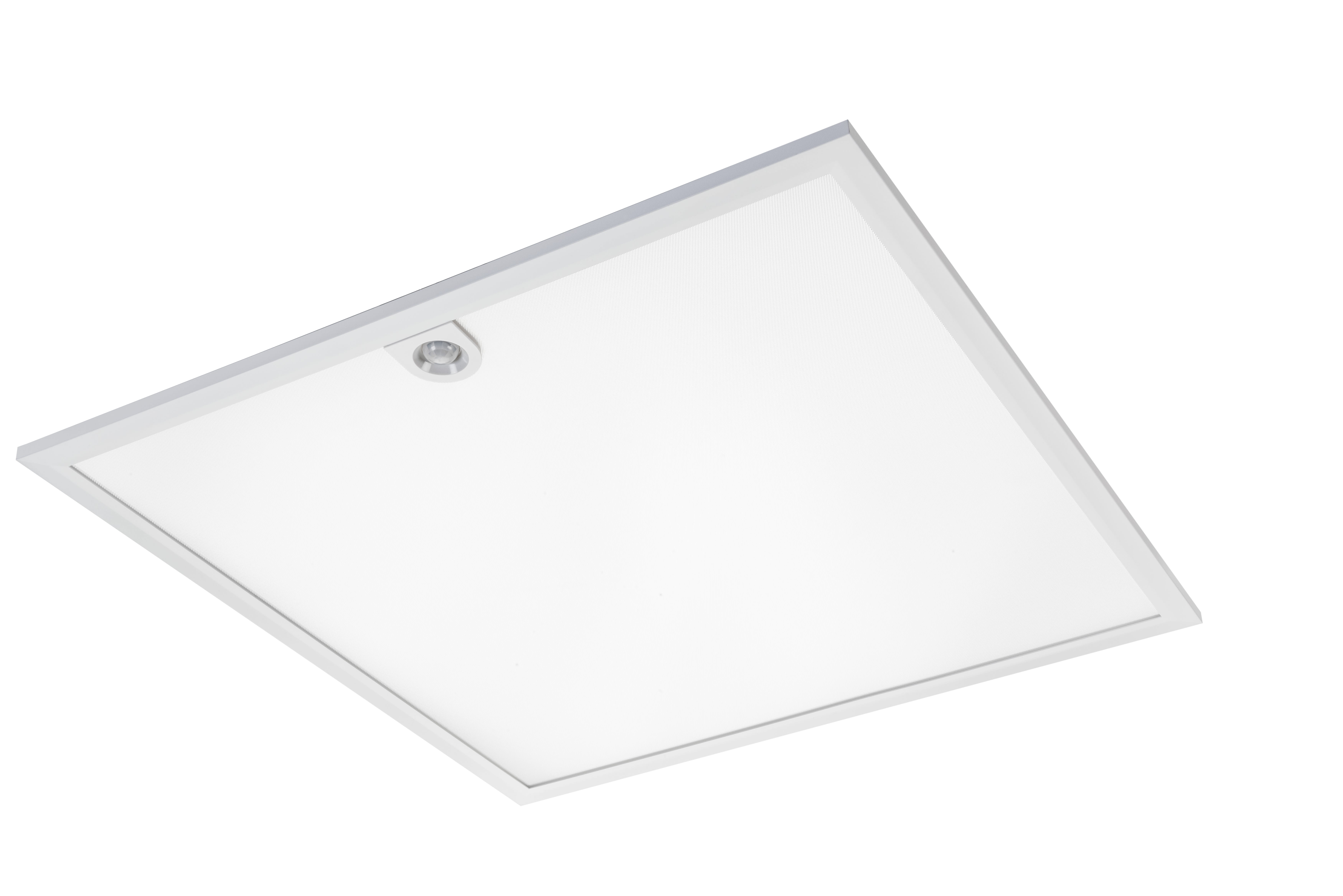 SG Lighting - Sense dalle prisme opale 600x600mm blanc 4250lm 3000K Ra>80 avec détecteur PIR