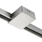 SG Lighting - Zip alimentation déplaçable rail Zip 1 allumage acier brossé classe I IP20