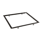 SG Lighting - Sense Encadrement encastré 600x600 noir Plaque de plâtre/Troldtekt