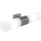 Nordlux - Applique murale - TANGENS Double - Verre - Acier Brossé -  E14