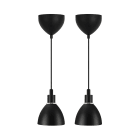 Nordlux - Suspension - RAY X2 - Métal - Noir -  E14