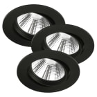 Nordlux - Spot encastré - FREMONT 3-kit - Métal - Noir - LED Module Incl.