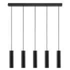 Nordlux - Suspension - TILO X5 - Métal - Noir -  GU10