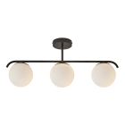 Nordlux - Suspension - GRANT X3 - Verre - Noir -  E14