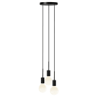 Nordlux - Suspension - PACO X3 - Métal - Noir -  E27