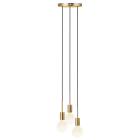 Nordlux - Suspension - PACO X3 - Métal - Laiton -  E27