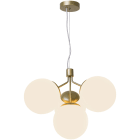 Nordlux - Suspension - IVONA X4 - Verre - Laiton -  E27