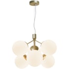 Nordlux - Suspension - IVONA X6 - Verre - Laiton -  E27