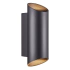 Nordlux - Applique murale - NICO 22 Rond - Aluminium - Noir -  GU10