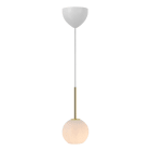 Nordlux - Suspension - FRANCA - Verre - Laiton -  E14
