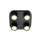 Nordlux - Plafonnier - CLYDE X4 - Métal - Noir - LED Module Incl.