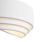 Nordlux - Applique murale - LANCIO Oblong - Plâtre - Blanc -  E14